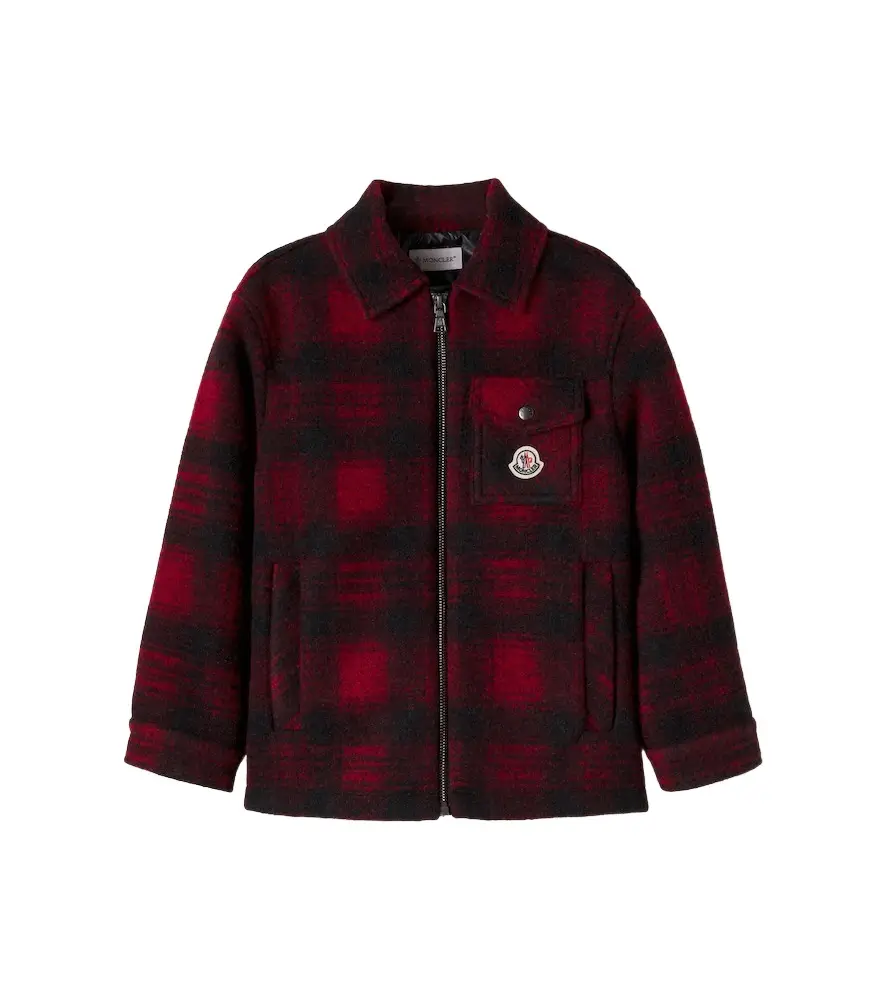 Moncler Enfant Checked jacket | Image 1 Moncler Enfant Checked jacket | Image 1