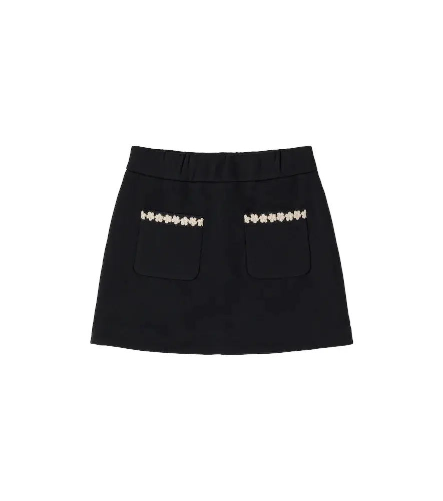 Moncler Enfant Embroidered cotton skirt | Image 1 Moncler Enfant Embroidered cotton skirt | Image 1