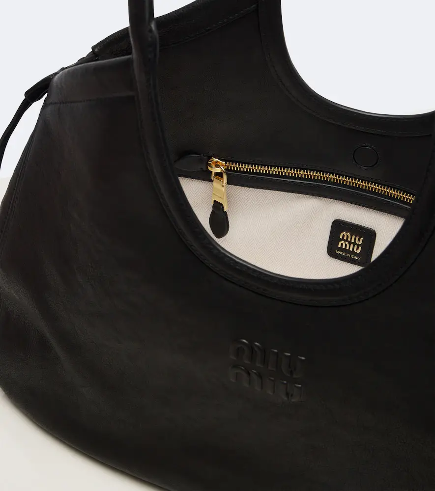 Miu Miu Ivy leather tote bag | Thumbnail 3