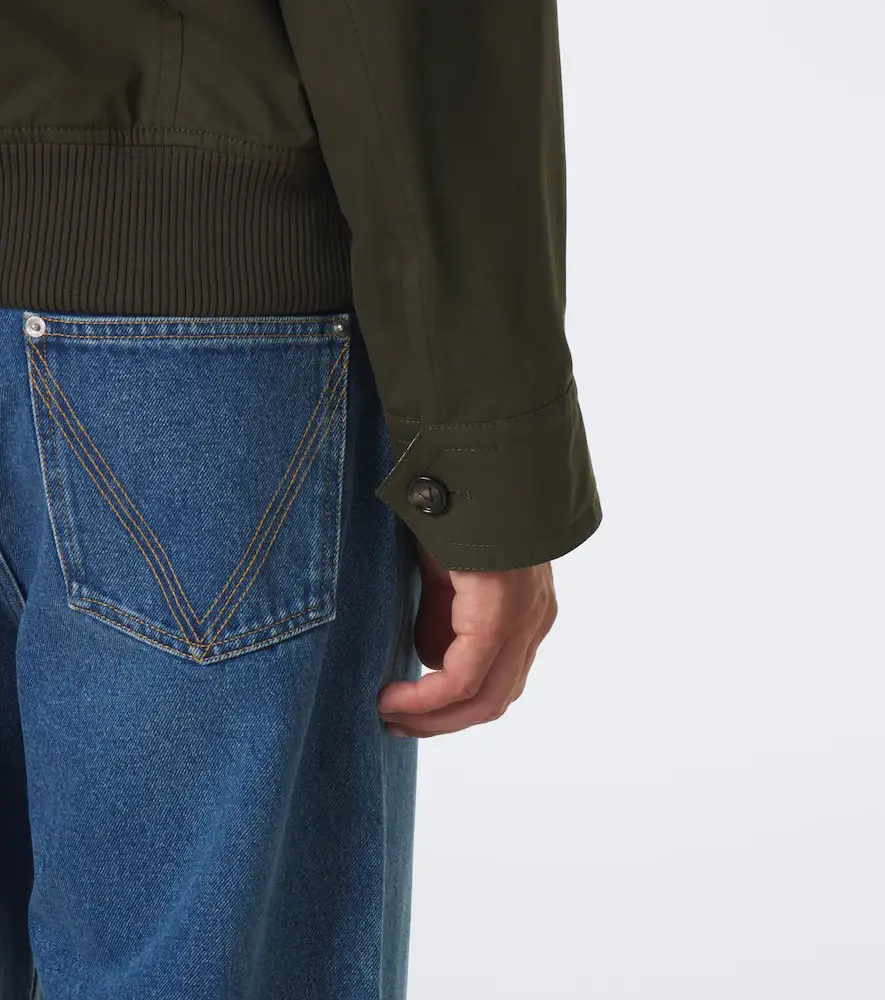 Bottega Veneta Intrecciato cotton twill blouson jacket | Thumbnail 6