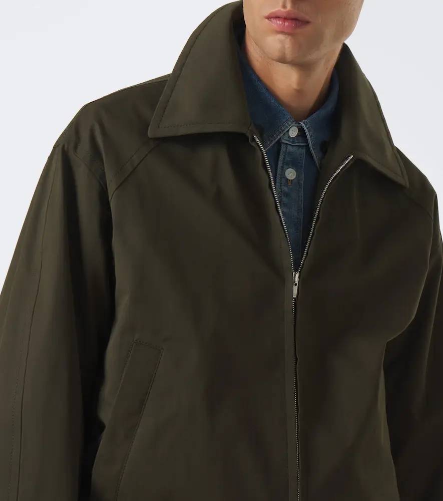 Bottega Veneta Intrecciato cotton twill blouson jacket | Thumbnail 7