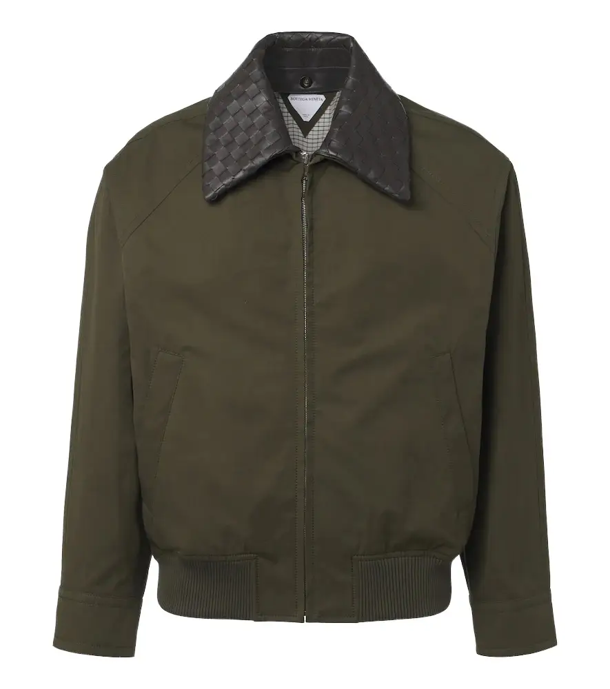 Bottega Veneta Intrecciato cotton twill blouson jacket | Image 1 Bottega Veneta Intrecciato cotton twill blouson jacket | Image 1