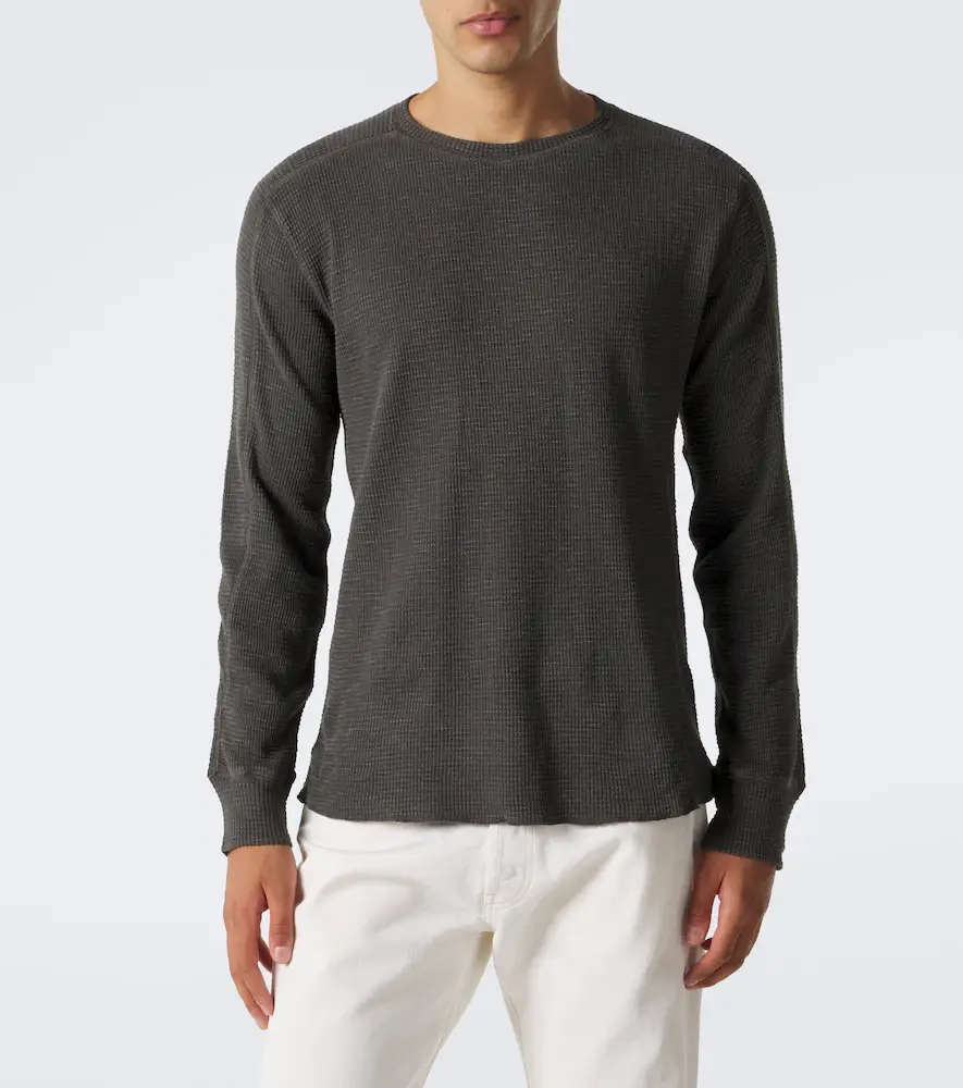 RRL Waffle-knit cotton sweater | Thumbnail 6 RRL Waffle-knit cotton sweater | Thumbnail 6