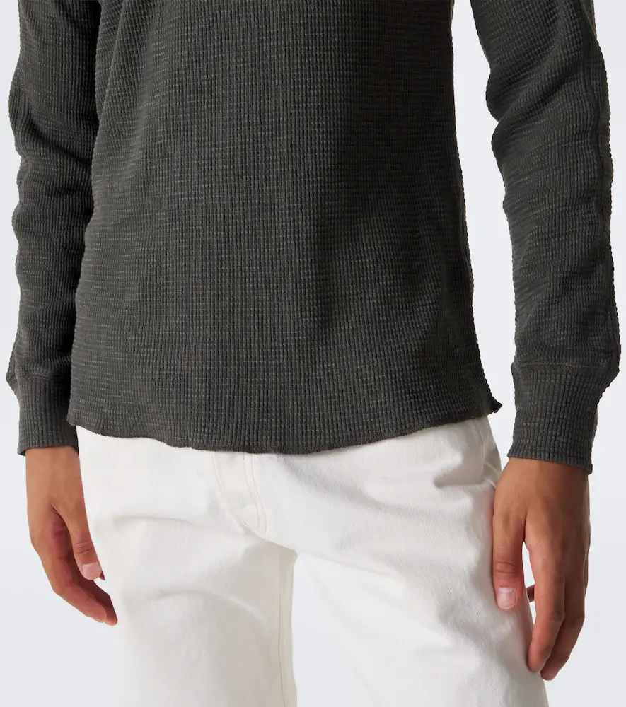 RRL Waffle-knit cotton sweater | Thumbnail 8 RRL Waffle-knit cotton sweater | Thumbnail 8