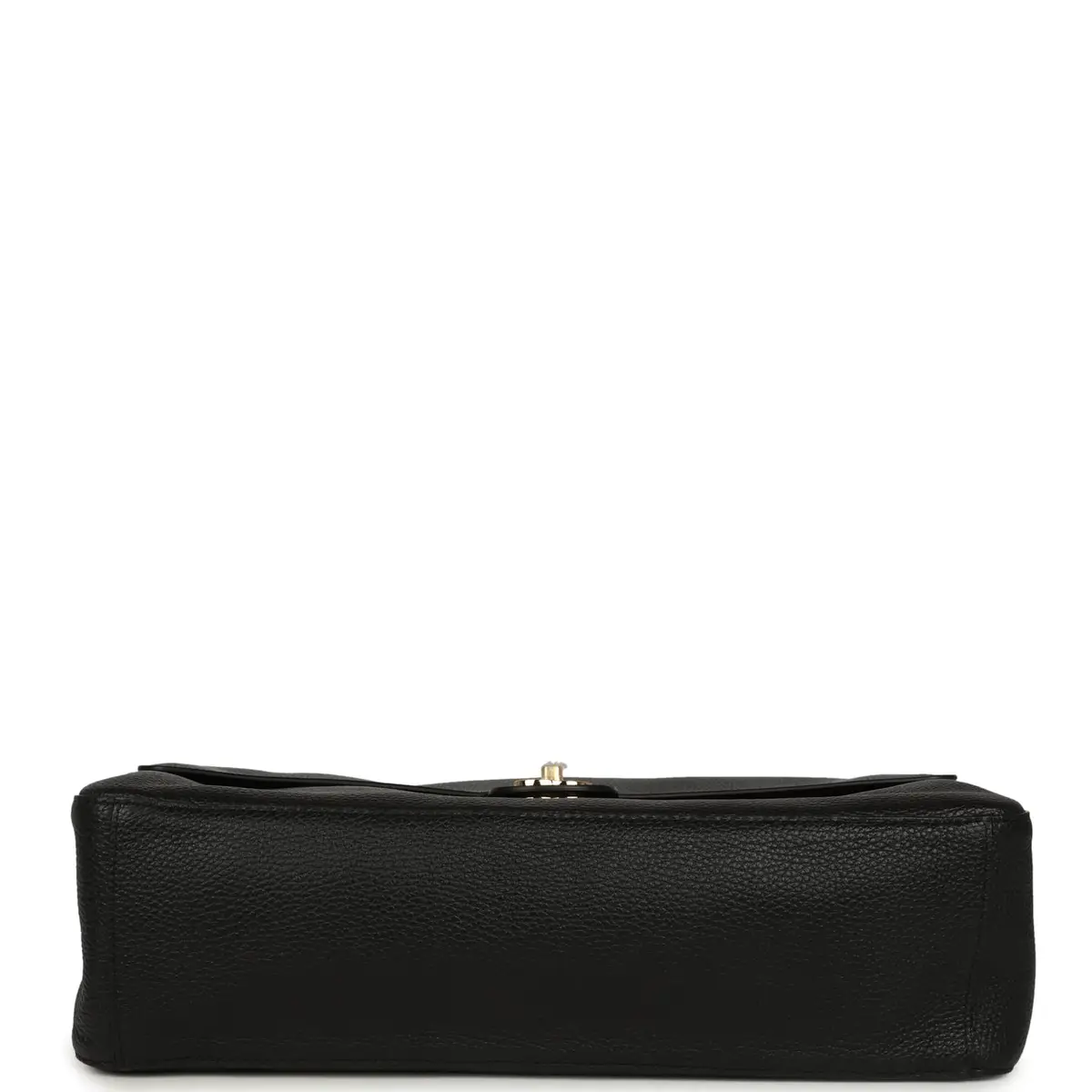 Chanel Chanel Maxi "Souplissimo" Large Flap Bag Black Grained Calfskin Gold Hardware | Thumbnail 6