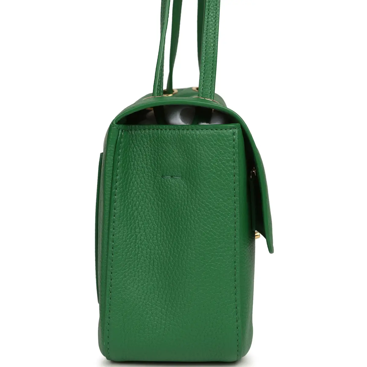 Chanel Chanel Maxi "Souplissimo" Small Flap Bag Green Grained Calfskin Gold Hardware | Thumbnail 3 Chanel Chanel Maxi "Souplissimo" Small Flap Bag Green Grained Calfskin Gold Hardware | Thumbnail 3