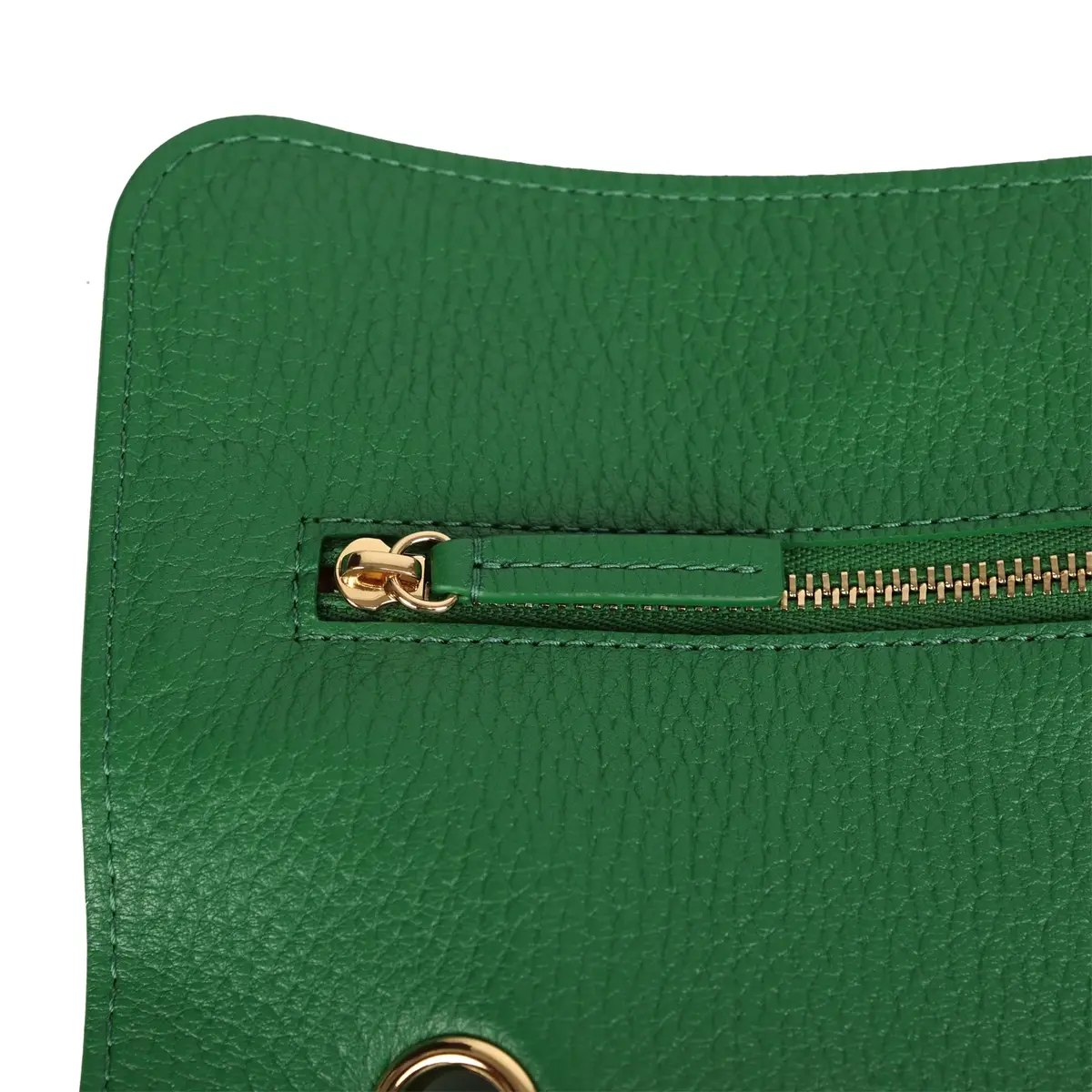 Chanel Chanel Maxi "Souplissimo" Small Flap Bag Green Grained Calfskin Gold Hardware | Thumbnail 8 Chanel Chanel Maxi "Souplissimo" Small Flap Bag Green Grained Calfskin Gold Hardware | Thumbnail 8