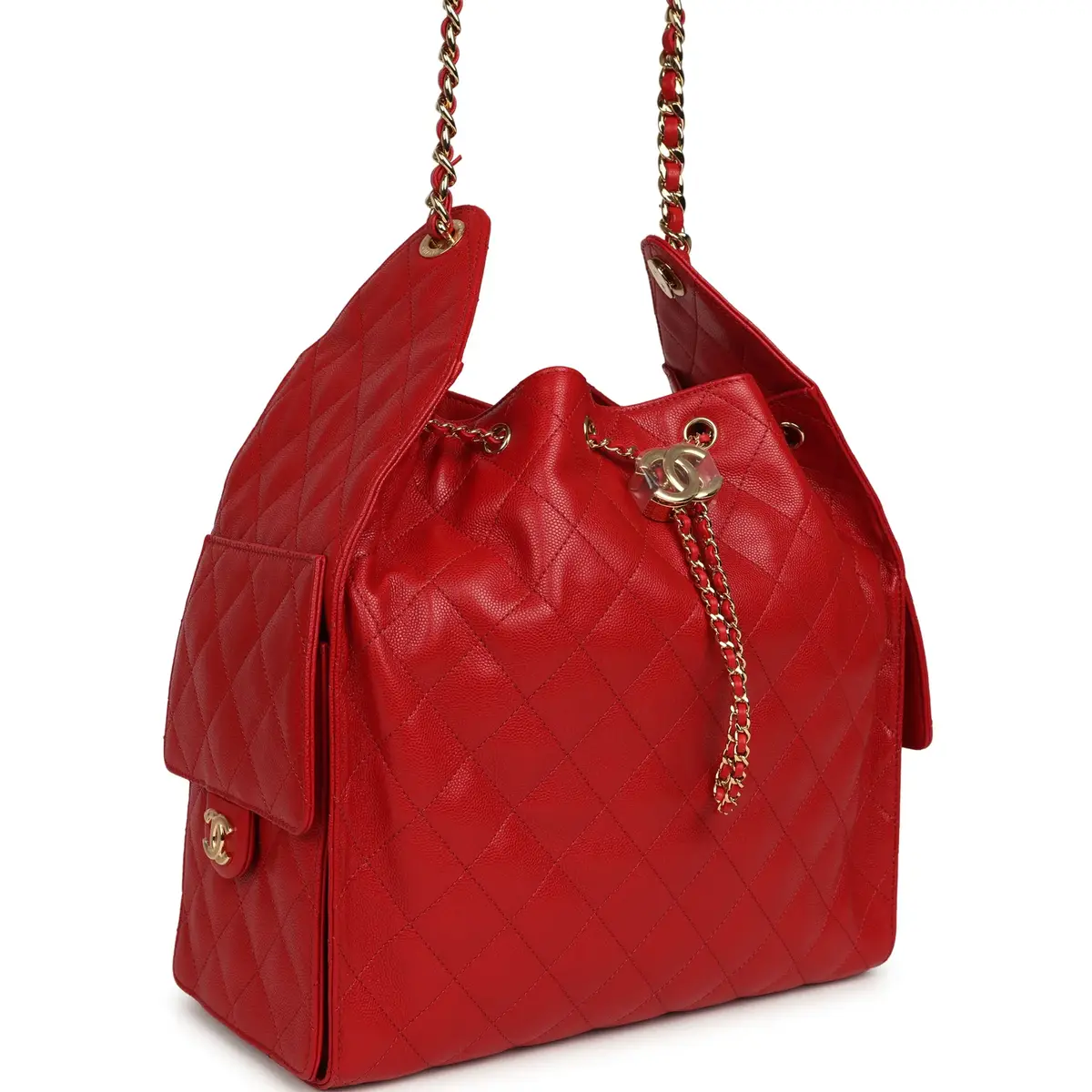 Chanel Chanel Medium 25 Hobo Bag Dark Red Caviar Gold Hardware | Thumbnail 2 Chanel Chanel Medium 25 Hobo Bag Dark Red Caviar Gold Hardware | Thumbnail 2