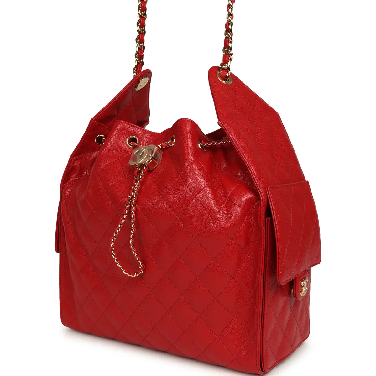 Chanel Chanel Medium 25 Hobo Bag Dark Red Caviar Gold Hardware | Thumbnail 5 Chanel Chanel Medium 25 Hobo Bag Dark Red Caviar Gold Hardware | Thumbnail 5