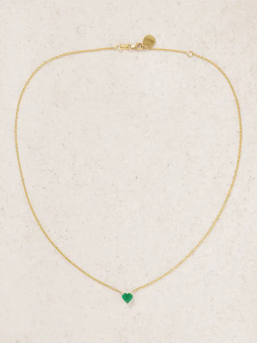 SHAY 18-karat Gold Emerald Necklace | Thumbnail 4 SHAY 18-karat Gold Emerald Necklace | Thumbnail 4