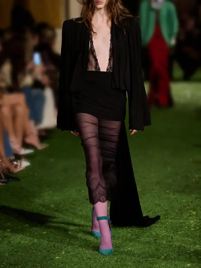 Valentino Garavani Silk-crepe Crop Jacket | Thumbnail 5 Valentino Garavani Silk-crepe Crop Jacket | Thumbnail 5