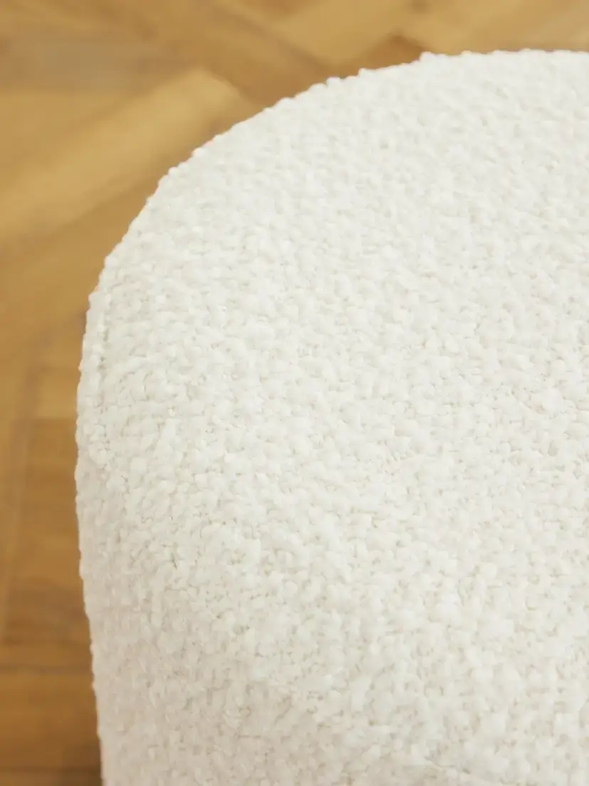 SIX THE RESIDENCE Fringed Bouclé Pouf | Thumbnail 4 SIX THE RESIDENCE Fringed Bouclé Pouf | Thumbnail 4