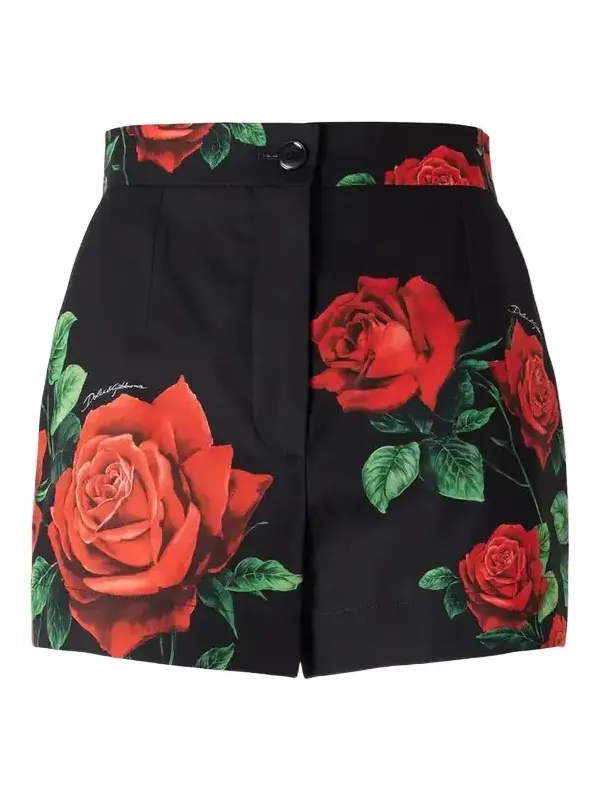 Floral-print Cotton-poplin Shorts Floral-print Cotton-poplin Shorts