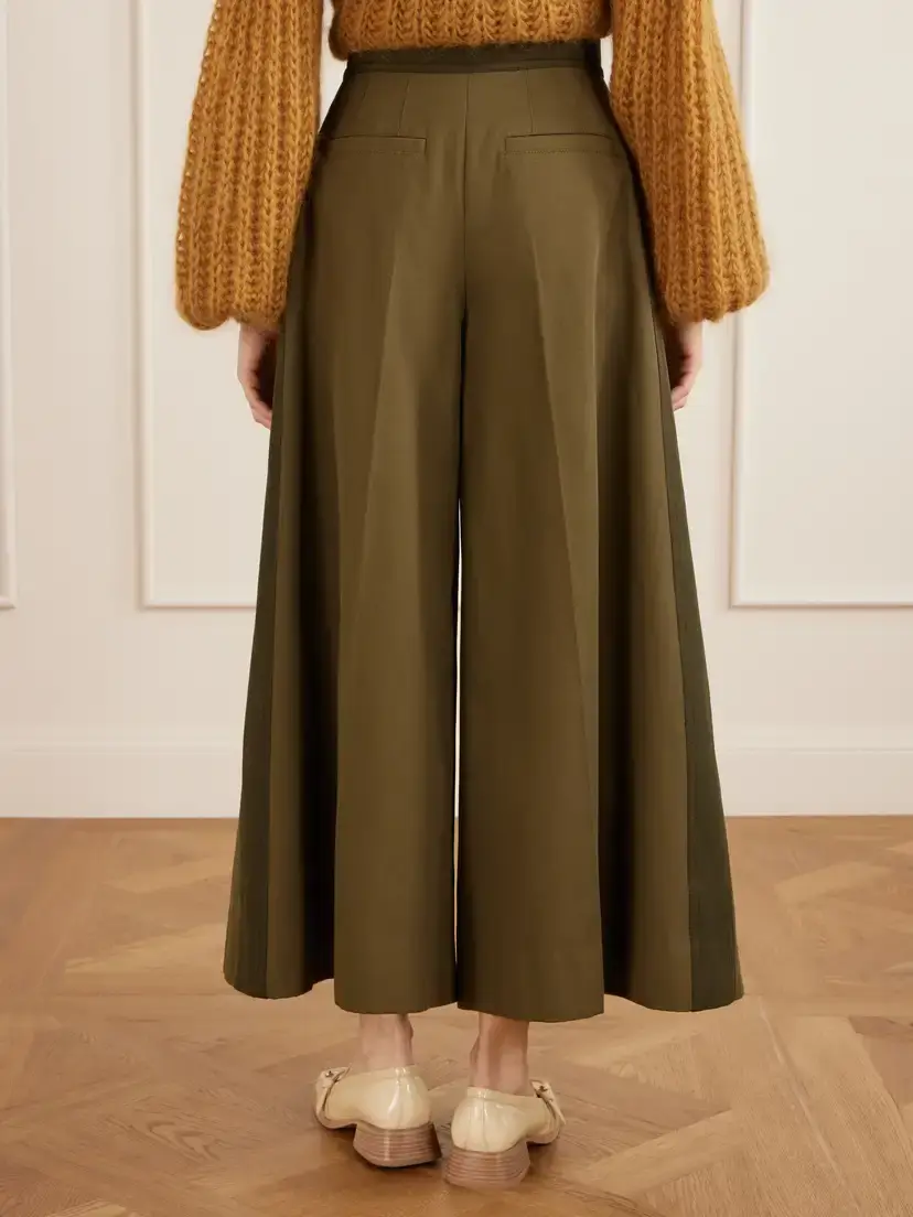 Zimmermann Valiant Pleated Cotton-twill Wide-leg Pants | Thumbnail 4 Zimmermann Valiant Pleated Cotton-twill Wide-leg Pants | Thumbnail 4
