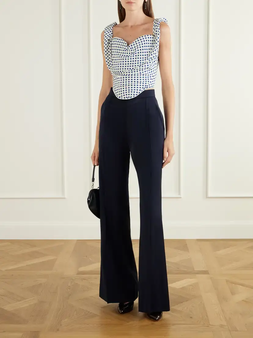 Vivienne Westwood Serge Pleated Flared Wool Pants | Thumbnail 2 Vivienne Westwood Serge Pleated Flared Wool Pants | Thumbnail 2