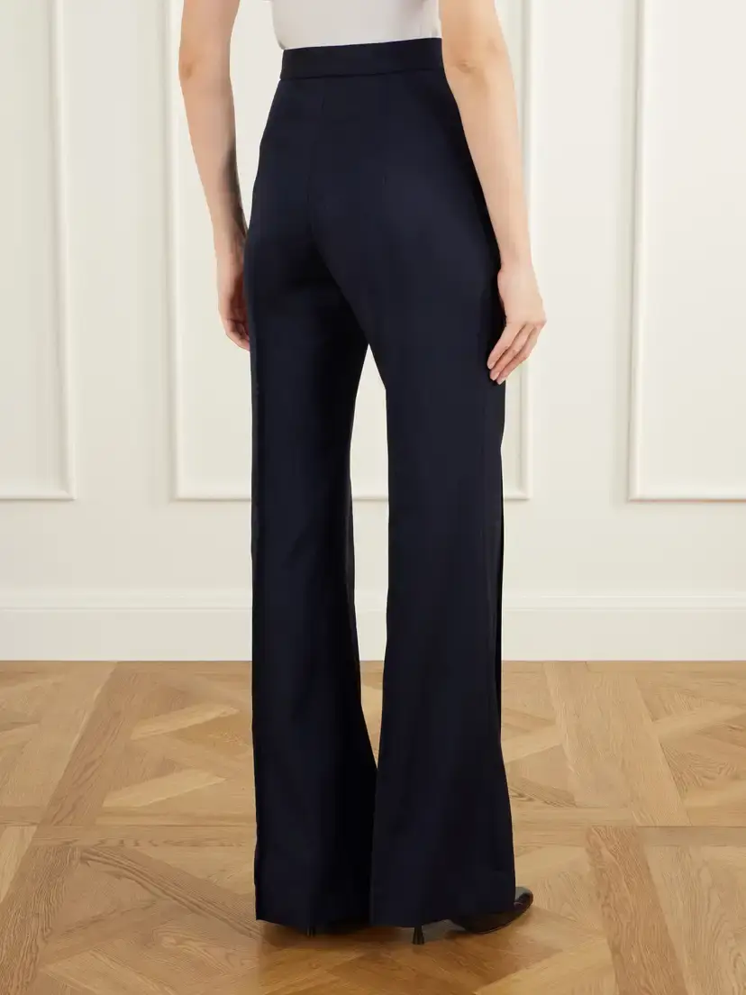 Vivienne Westwood Serge Pleated Flared Wool Pants | Thumbnail 4 Vivienne Westwood Serge Pleated Flared Wool Pants | Thumbnail 4