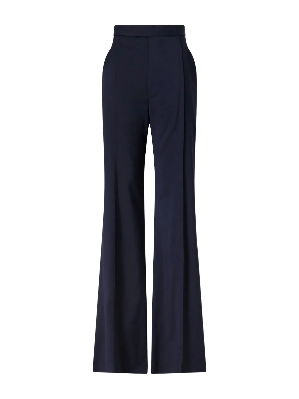 Serge Pleated Flared Wool Pants Serge Pleated Flared Wool Pants
