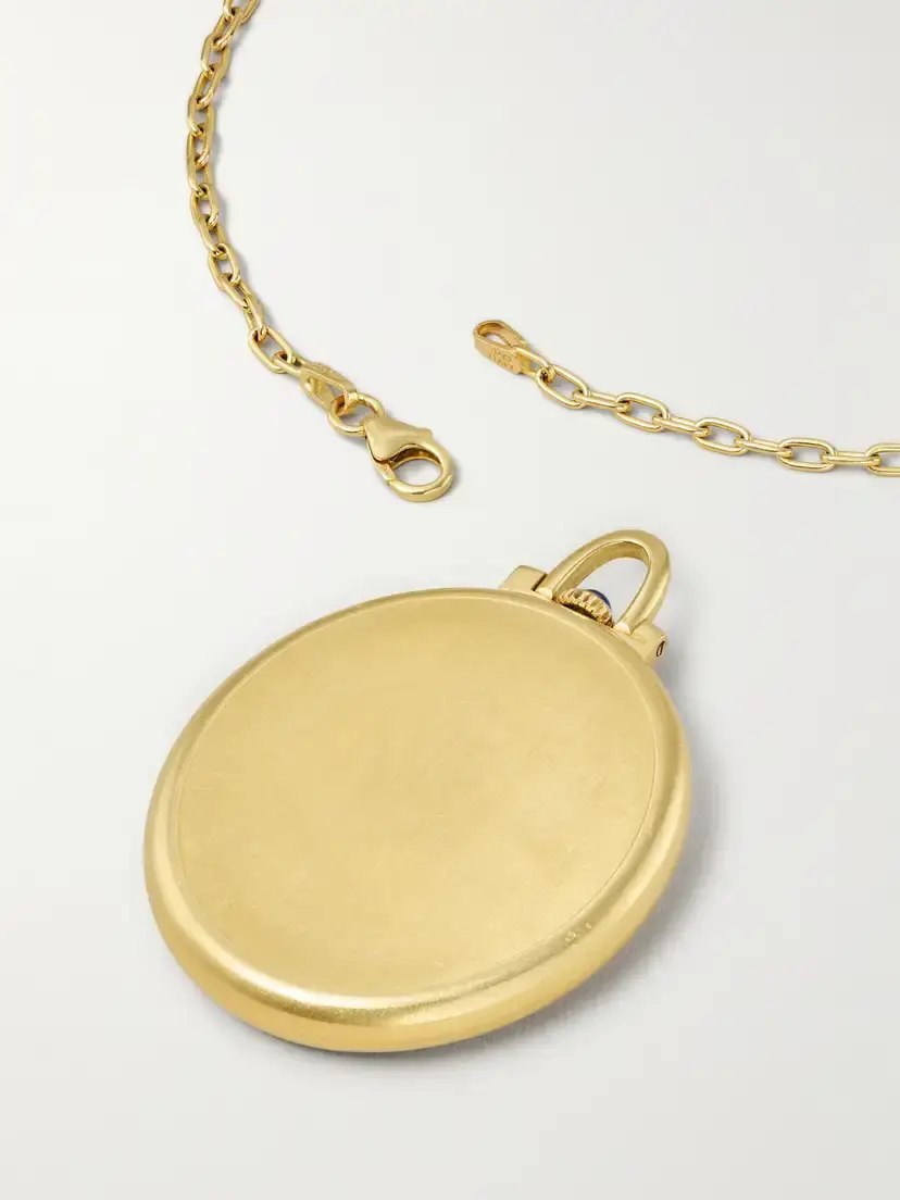 Stephanie Windsor + Jaeger-lecoultre Vintage 1960s Pocket Watch Hand-wound 18-karat Gold Pendant Necklace | Thumbnail 3 Stephanie Windsor + Jaeger-lecoultre Vintage 1960s Pocket Watch Hand-wound 18-karat Gold Pendant Necklace | Thumbnail 3