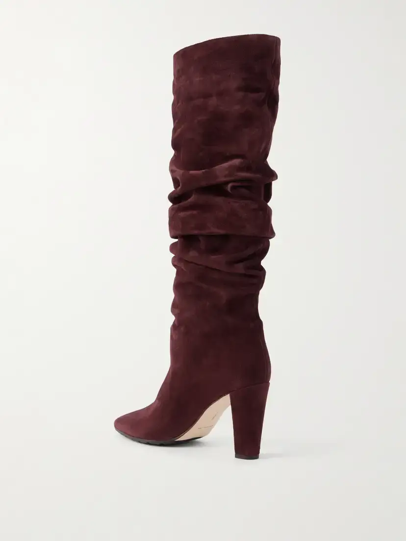 Manolo Blahnik Calassohi 90 Suede Knee Boots | Thumbnail 3