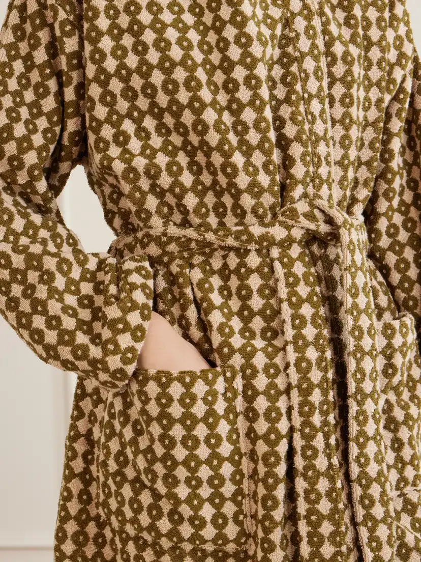 Autumn Sonata Hanna Printed Cotton-terry Bathrobe | Thumbnail 4