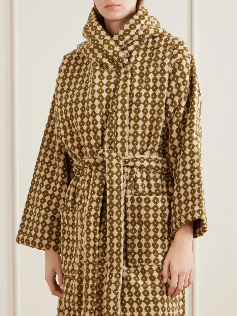 Autumn Sonata Hanna Printed Cotton-terry Bathrobe | Thumbnail 5