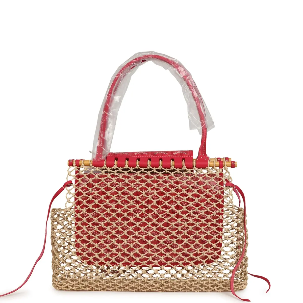 goyard Goyard Goyardine Canvas Fuchsia Aligre Bag Raffia Net Palladium Hardware | Thumbnail 5 goyard Goyard Goyardine Canvas Fuchsia Aligre Bag Raffia Net Palladium Hardware | Thumbnail 5