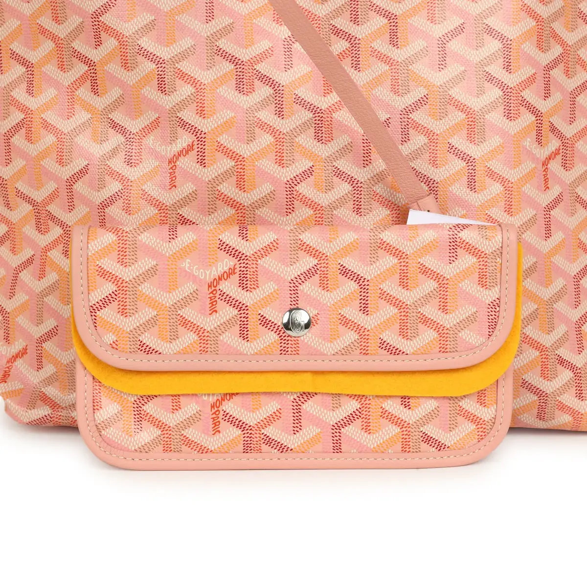 goyard Goyard Goyardine Powder Pink Saint Louis PM Tote Palladium Hardware | Thumbnail 7 goyard Goyard Goyardine Powder Pink Saint Louis PM Tote Palladium Hardware | Thumbnail 7