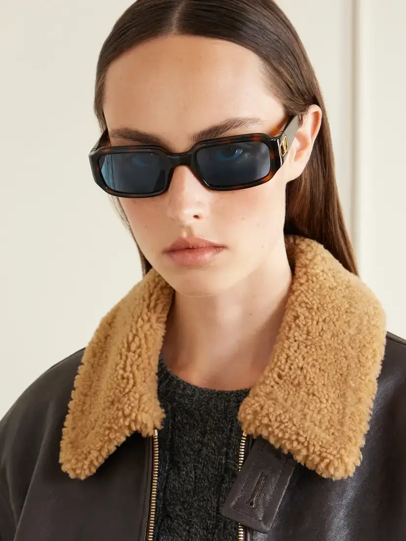 Valentino Eyewear Vlogo-embellished Square-frame Tortoiseshell Acetate Sunglasses | Thumbnail 2 Valentino Eyewear Vlogo-embellished Square-frame Tortoiseshell Acetate Sunglasses | Thumbnail 2