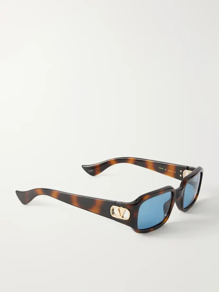 Valentino Eyewear Vlogo-embellished Square-frame Tortoiseshell Acetate Sunglasses | Thumbnail 3 Valentino Eyewear Vlogo-embellished Square-frame Tortoiseshell Acetate Sunglasses | Thumbnail 3
