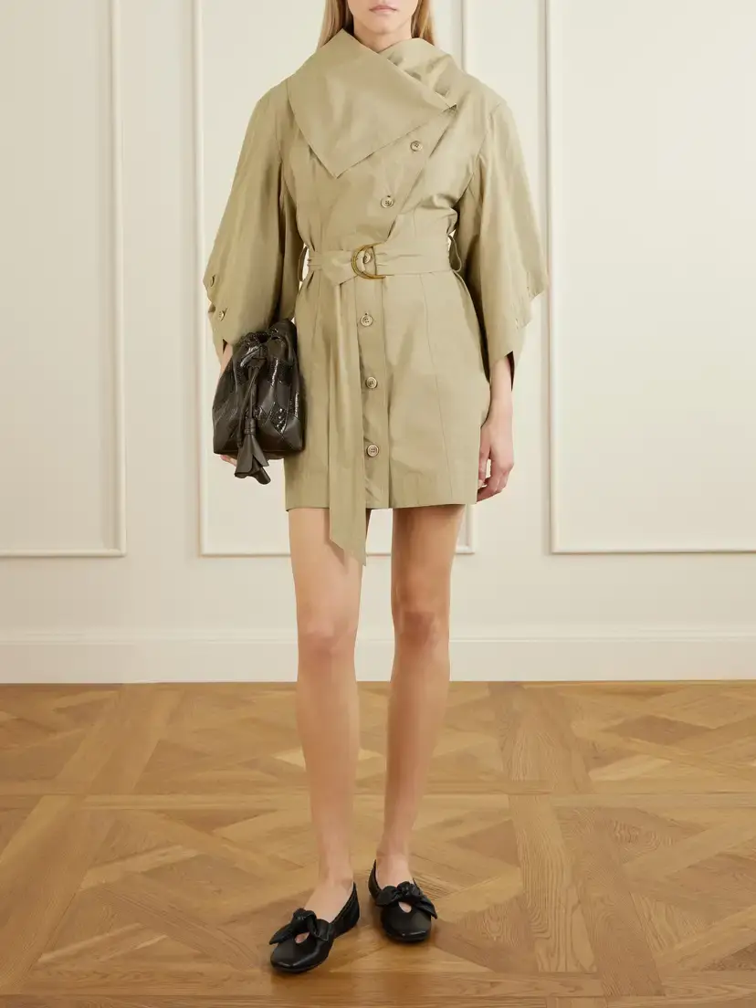 Zimmermann Valiant Utility Belted Cotton-gabardine Mini Dress | Thumbnail 2 Zimmermann Valiant Utility Belted Cotton-gabardine Mini Dress | Thumbnail 2