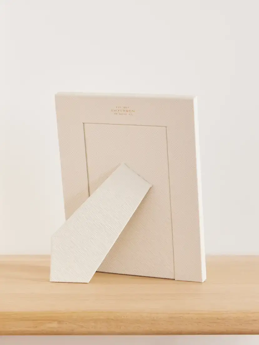 Smythson Panama Textured-leather Picture Frame | Thumbnail 3 Smythson Panama Textured-leather Picture Frame | Thumbnail 3
