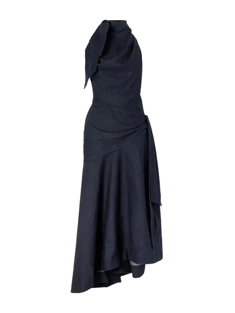 Zimmermann Valiant Draped Denim Maxi Dress | Image 1 Zimmermann Valiant Draped Denim Maxi Dress | Image 1
