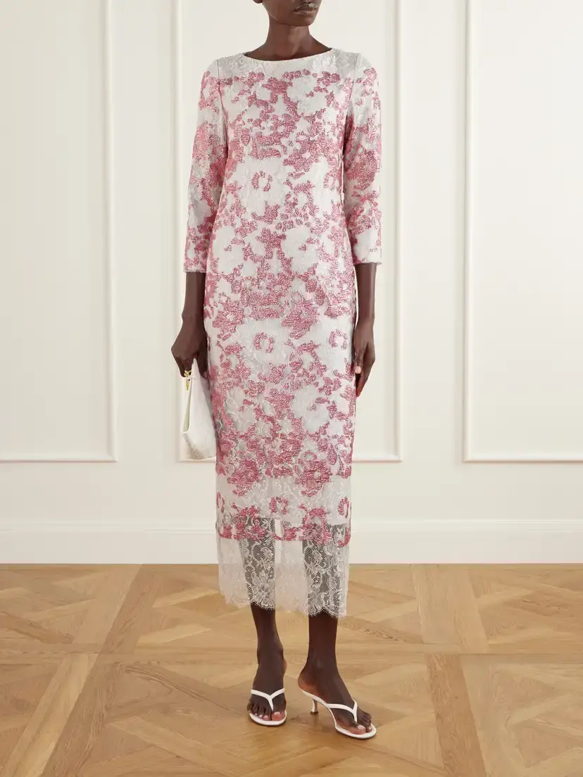 Costarellos Santina Sequin-embellished Lace Gown | Thumbnail 2