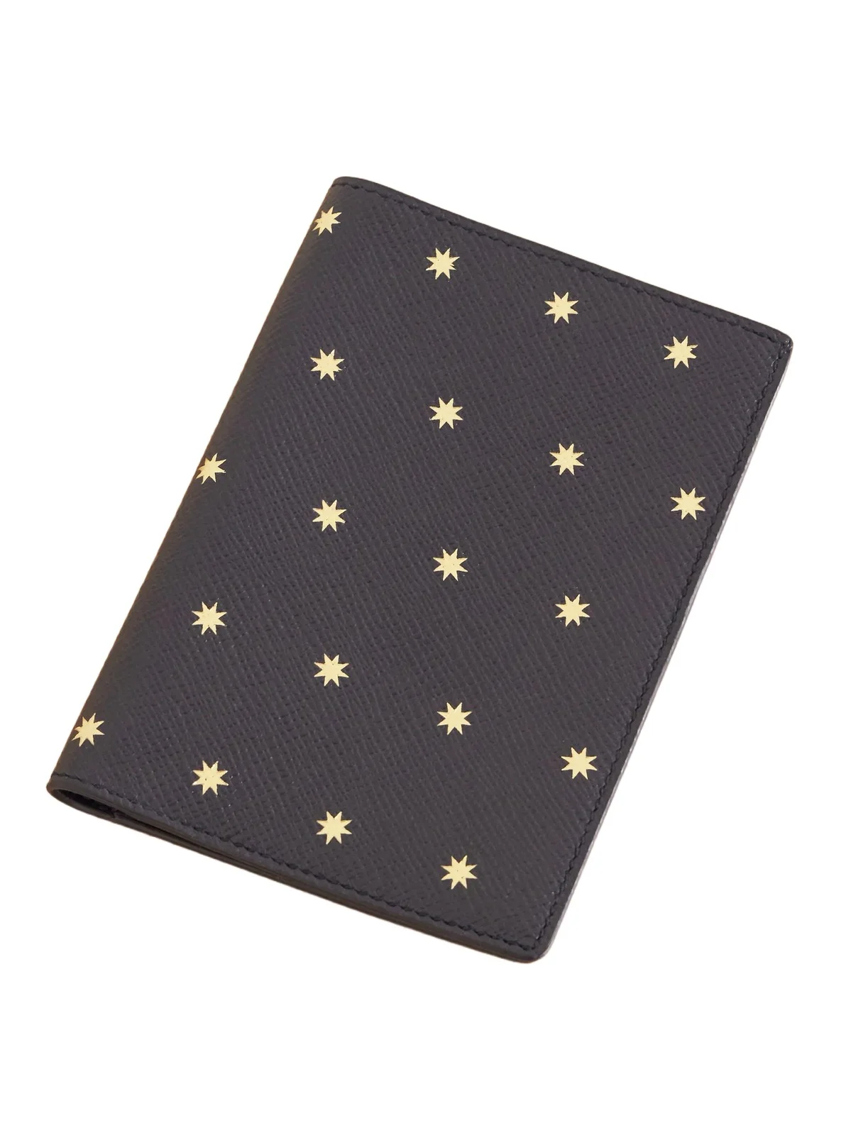 Panama Stars Textured-leather Passport Cover