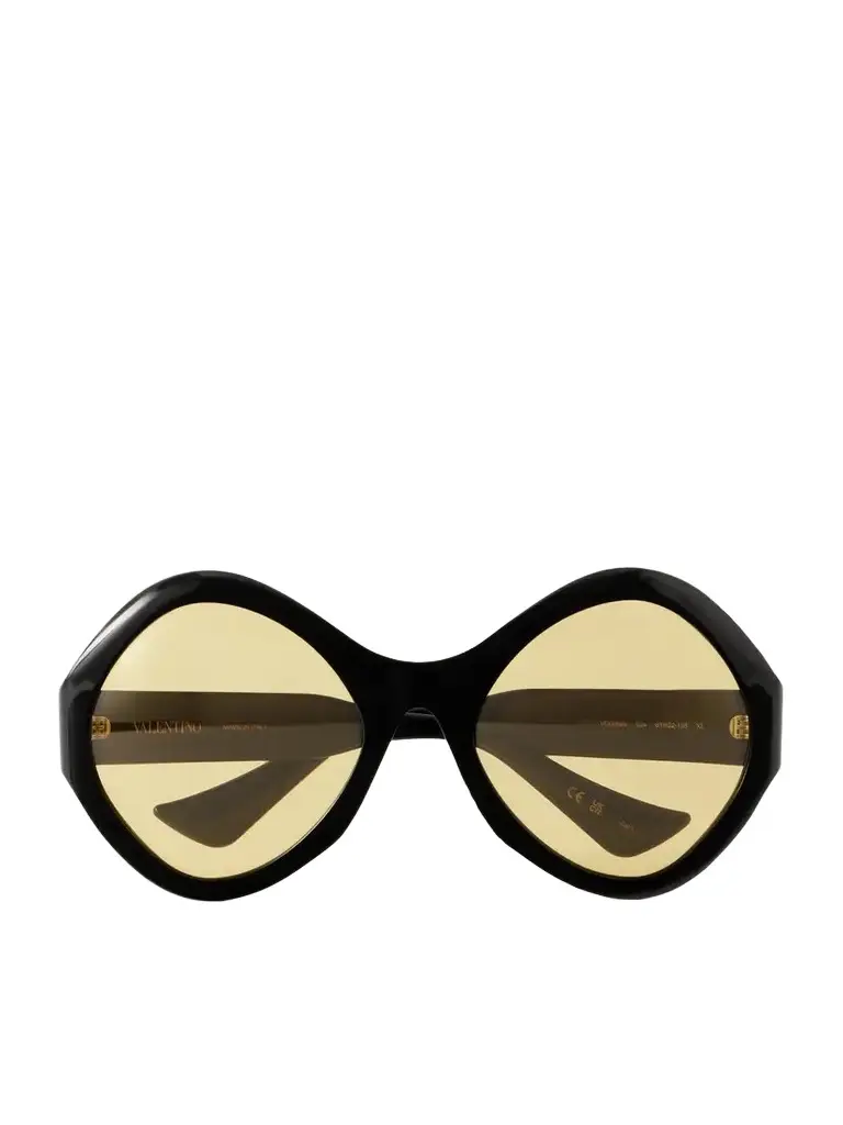 Valentino Eyewear Vlogo-embellished Round-frame Acetate Sunglasses | Image 1 Valentino Eyewear Vlogo-embellished Round-frame Acetate Sunglasses | Image 1
