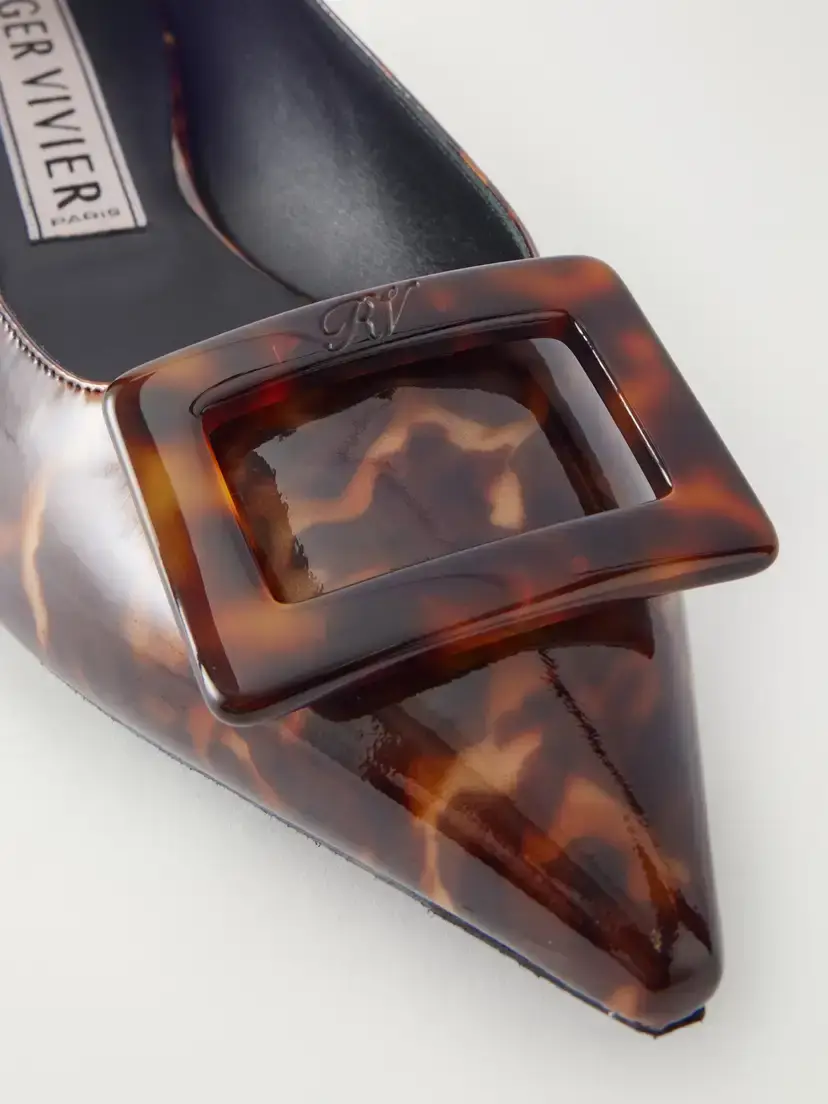 Roger Vivier Gommettine 5 Printed Patent-leather Flats | Thumbnail 5 Roger Vivier Gommettine 5 Printed Patent-leather Flats | Thumbnail 5
