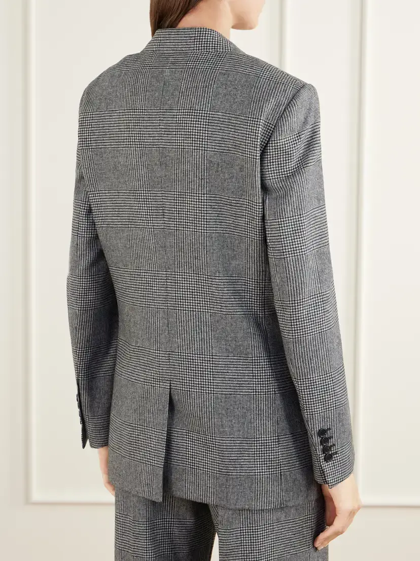 Dolce & Gabbana Prince Of Wales Checked Wool And Cashmere-blend Blazer | Thumbnail 4
