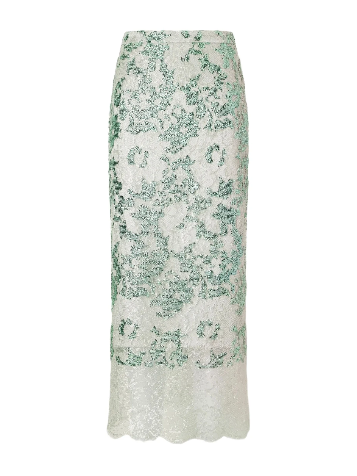 Tamlin Sequin-embellished Lace Midi Skirt