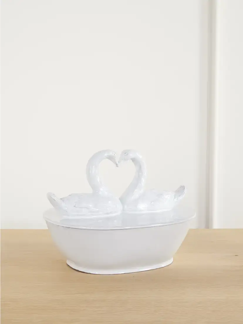 Astier De Villatte Cygne Porcelain Box