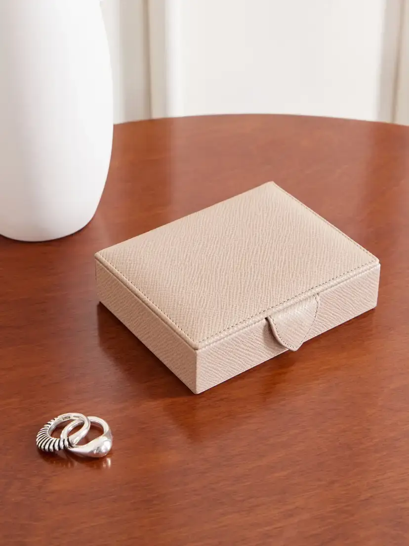 Smythson Panama Textured-leather Jewelry Box | Thumbnail 2 Smythson Panama Textured-leather Jewelry Box | Thumbnail 2