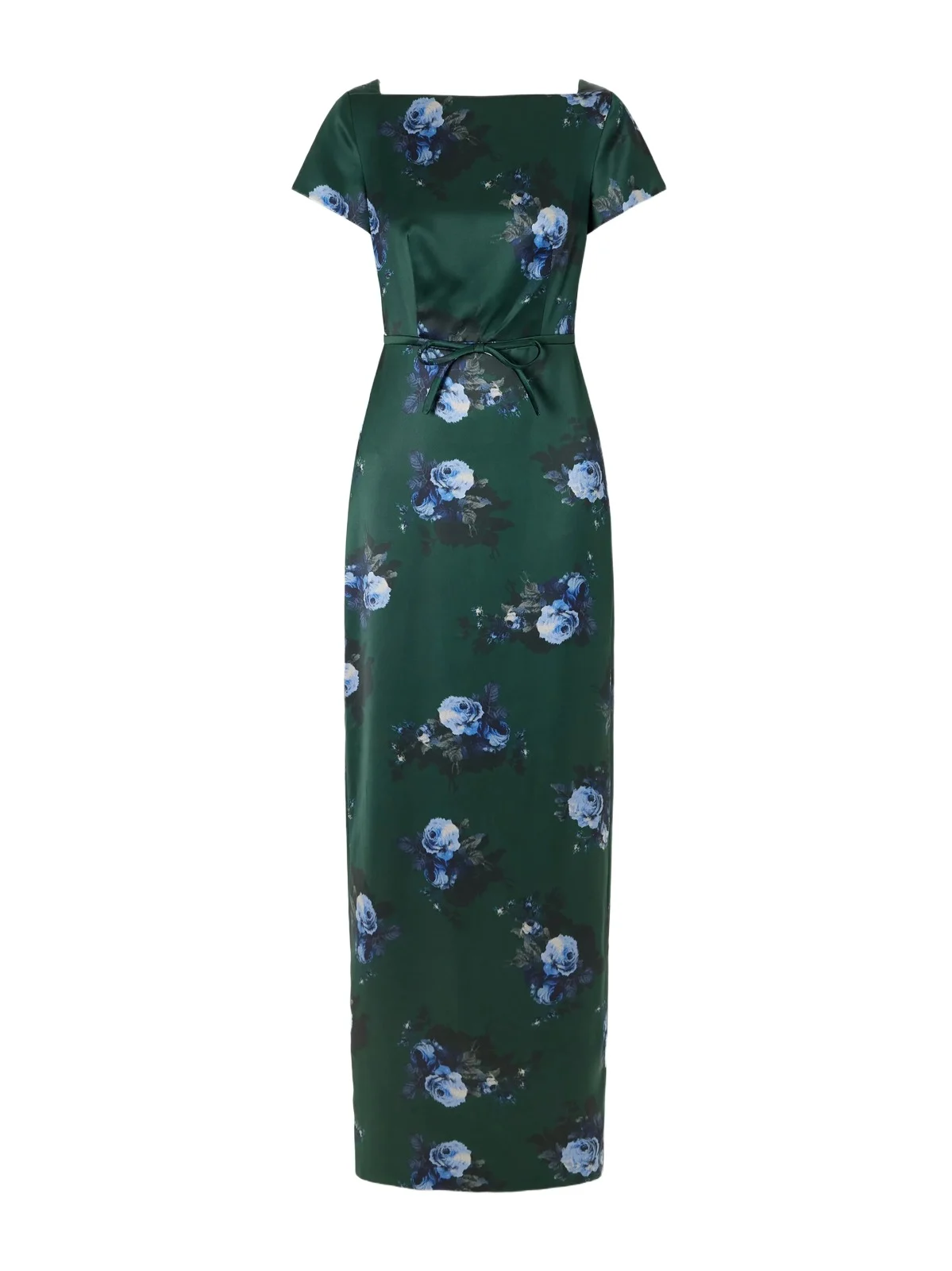 Bow-detailed Floral-printed Duchesse-satin Gown Bow-detailed Floral-printed Duchesse-satin Gown