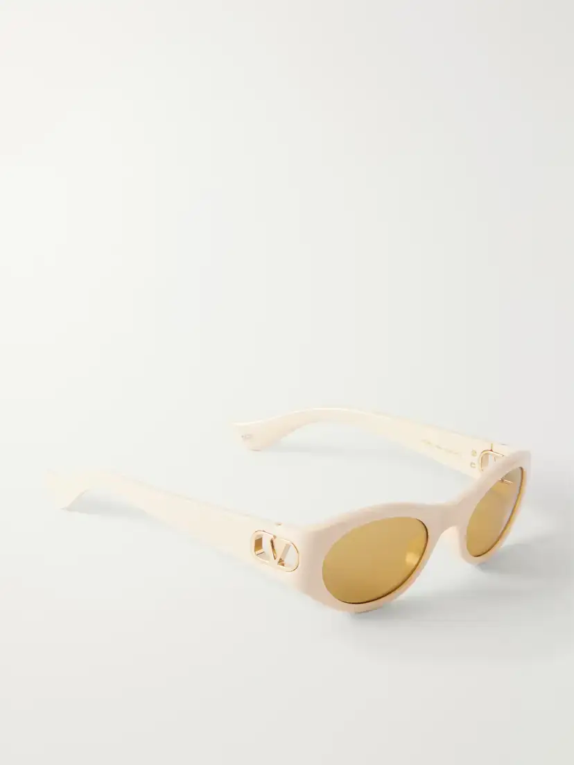 Valentino Eyewear Vlogo-embellished Round-frame Acetate Sunglasses | Thumbnail 3 Valentino Eyewear Vlogo-embellished Round-frame Acetate Sunglasses | Thumbnail 3