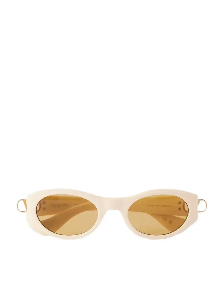 Valentino Eyewear Vlogo-embellished Round-frame Acetate Sunglasses | Image 1 Valentino Eyewear Vlogo-embellished Round-frame Acetate Sunglasses | Image 1