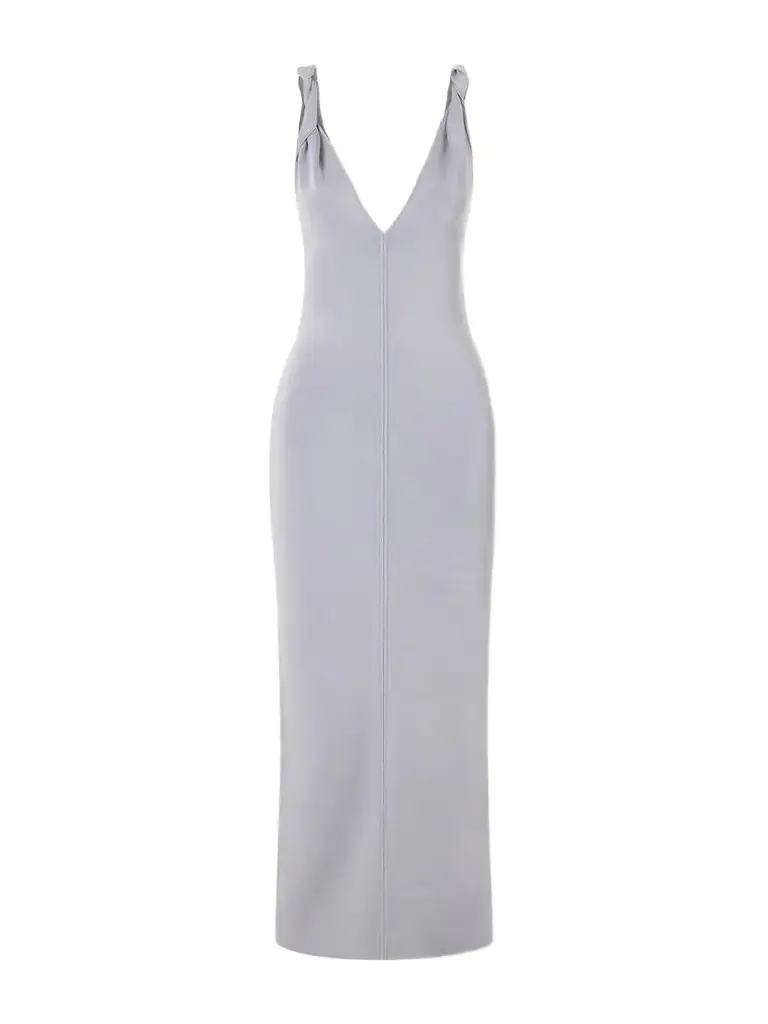 Galvan Twisted Tyra Stretch-knit Midi Dress | Image 1 Galvan Twisted Tyra Stretch-knit Midi Dress | Image 1