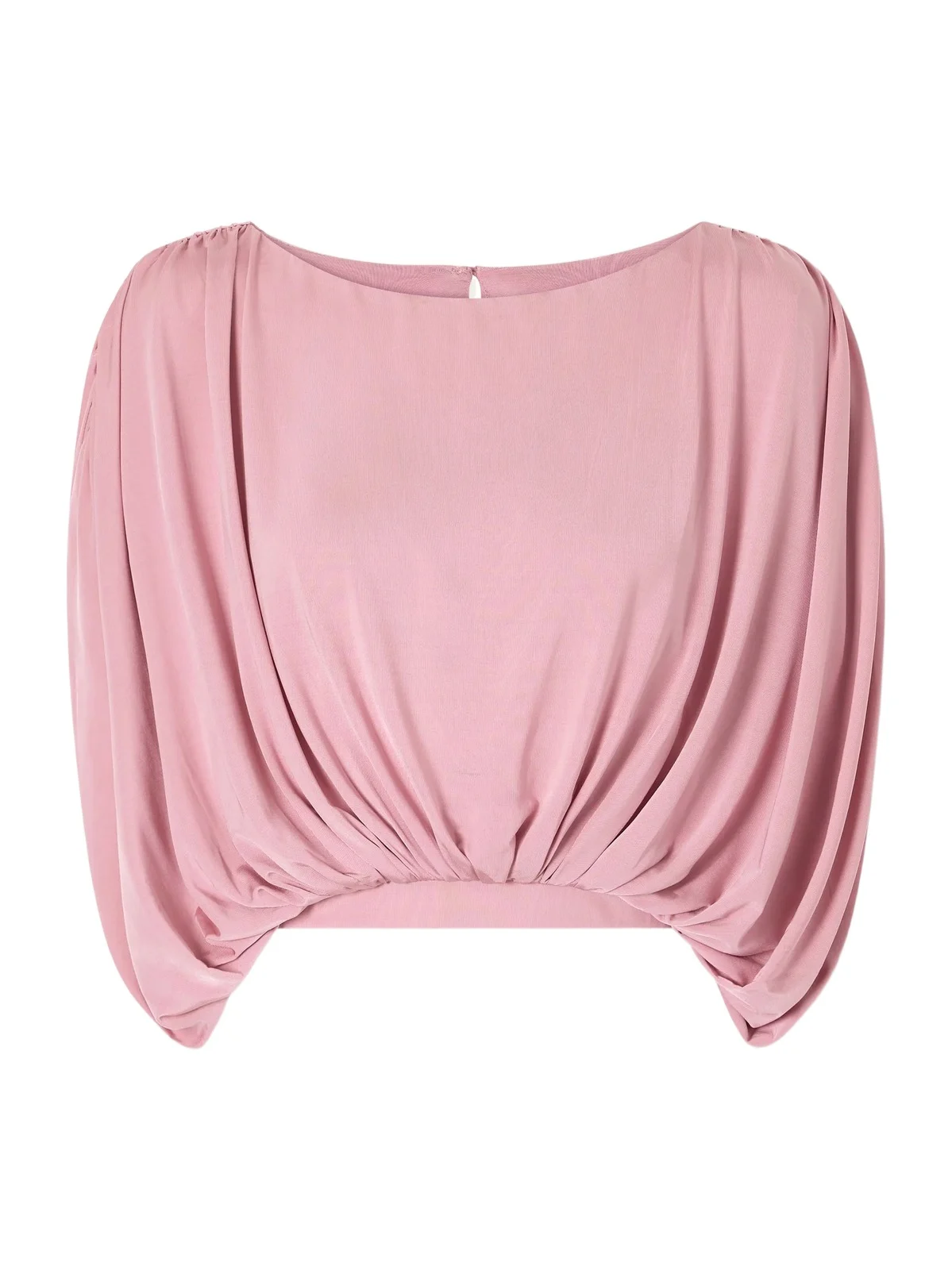 Draped Stretch-jersey Blouse Draped Stretch-jersey Blouse