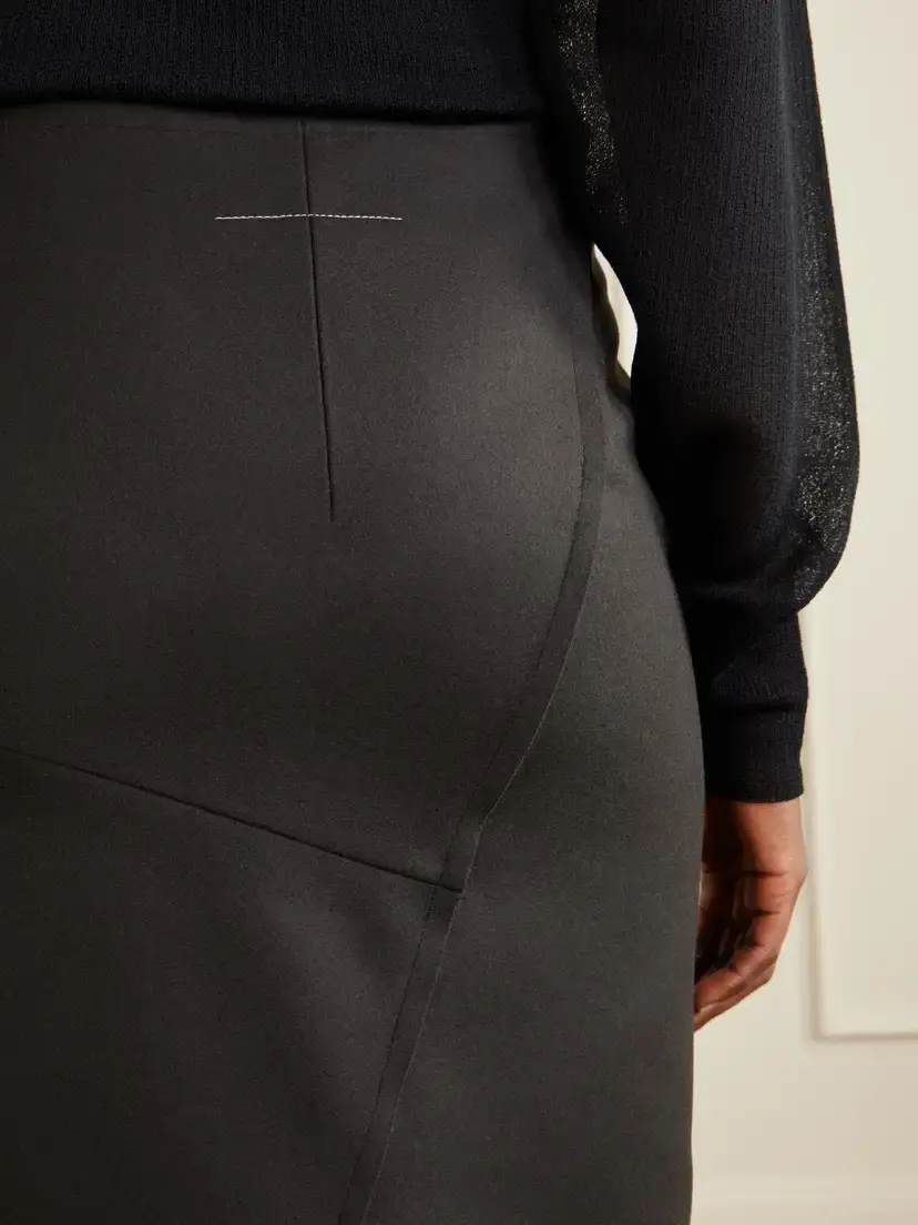 MM6 MAISON MARGIELA Wool-blend Felt Midi Skirt | Thumbnail 5 MM6 MAISON MARGIELA Wool-blend Felt Midi Skirt | Thumbnail 5