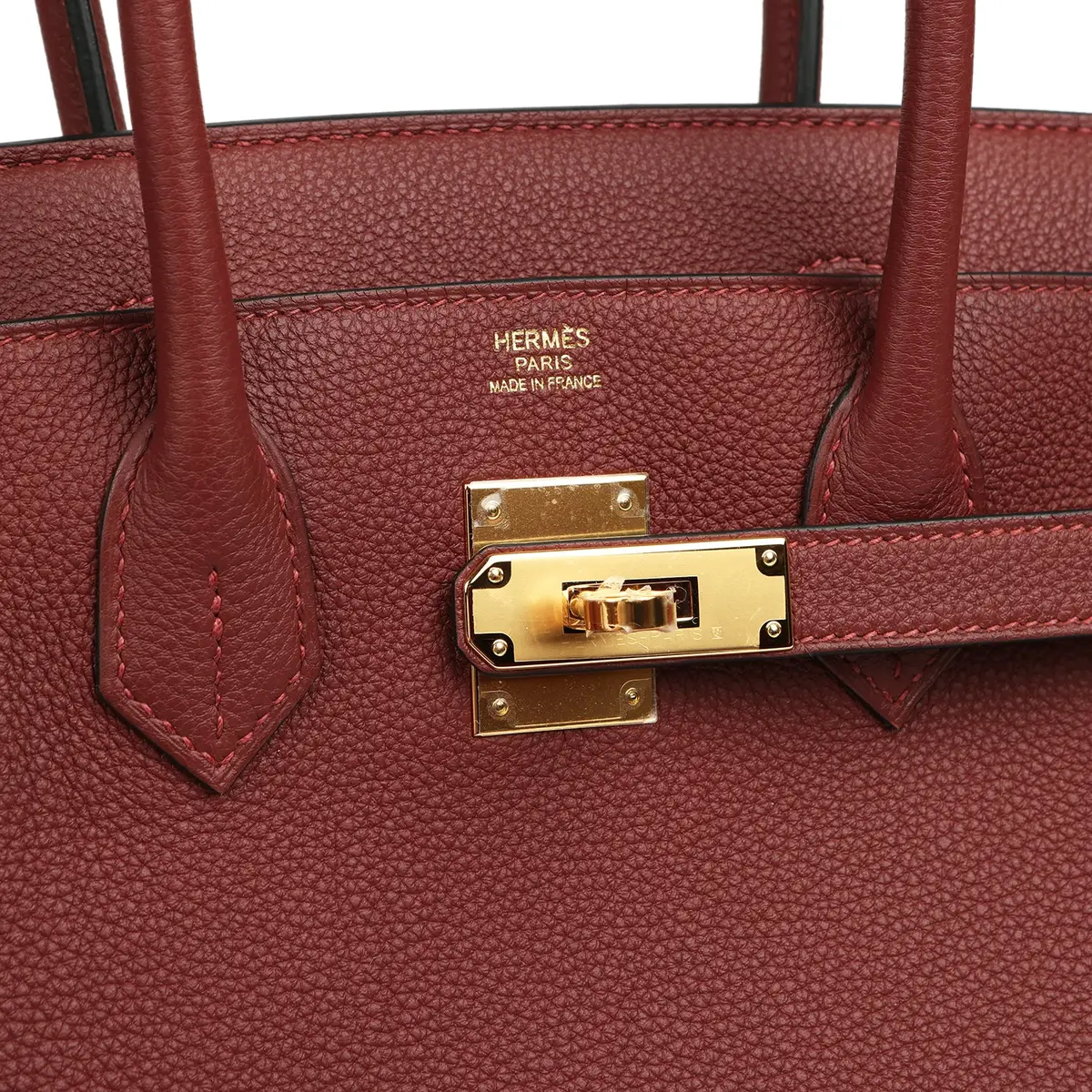 HERMÈS Hermes Birkin 30 Rouge H Togo Gold Hardware | Thumbnail 7