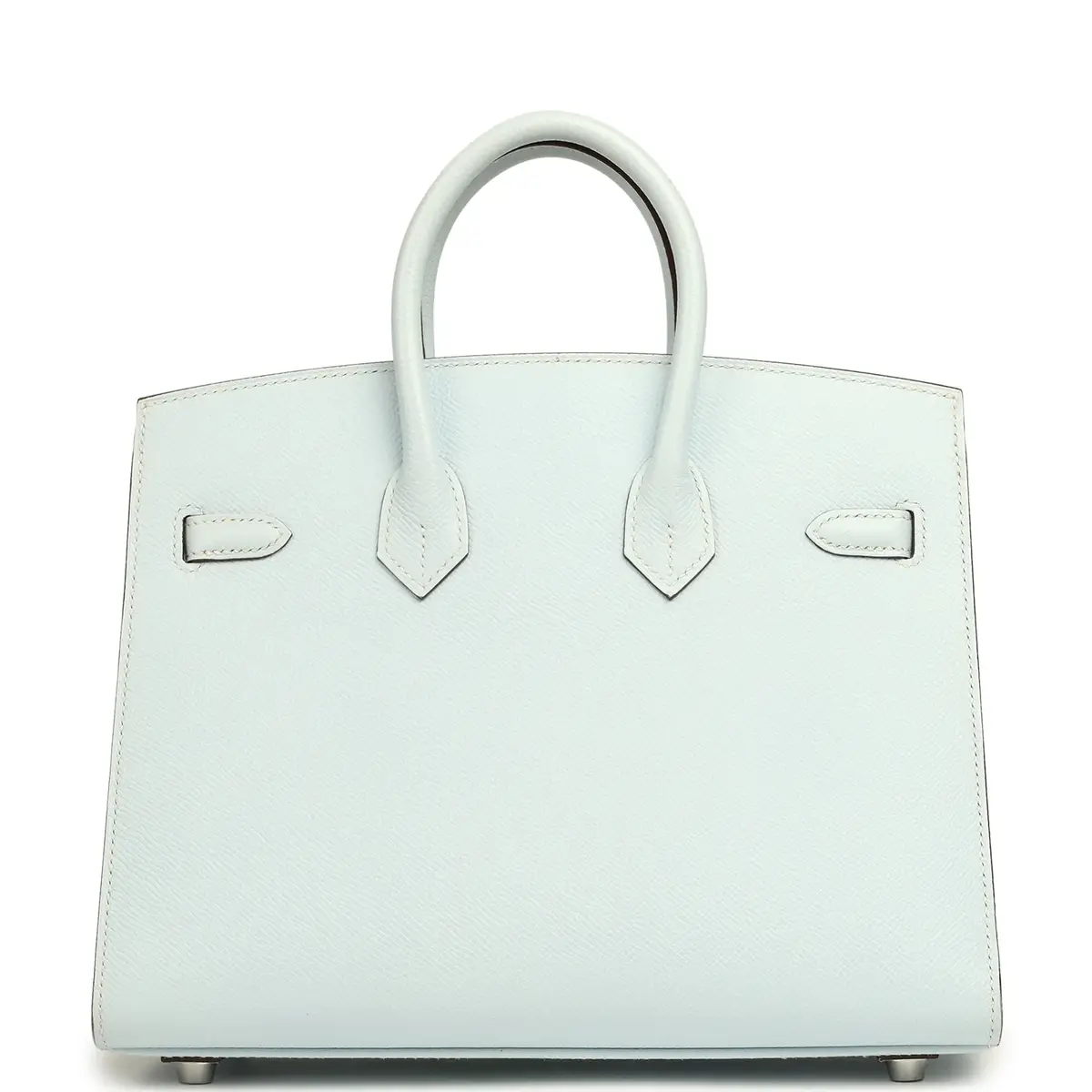 HERMÈS Hermes Birkin Sellier 25 Bleu Brume Epsom Palladium Hardware | Thumbnail 3