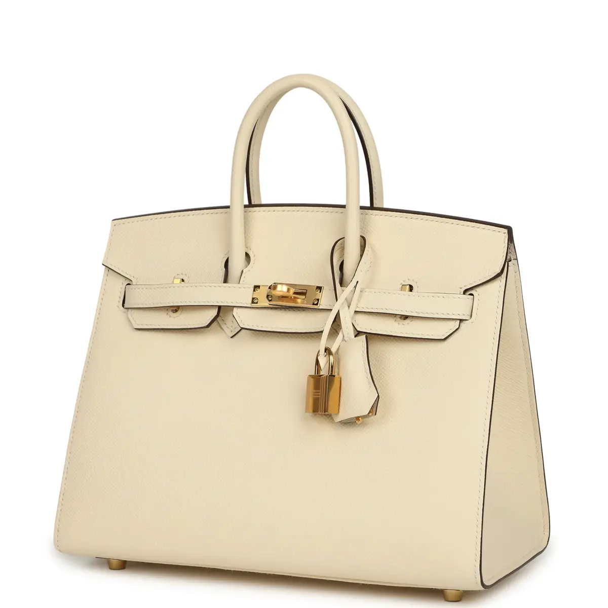 HERMÈS Hermes Birkin Sellier 25 Nata Epsom Gold Hardware | Thumbnail 5 HERMÈS Hermes Birkin Sellier 25 Nata Epsom Gold Hardware | Thumbnail 5