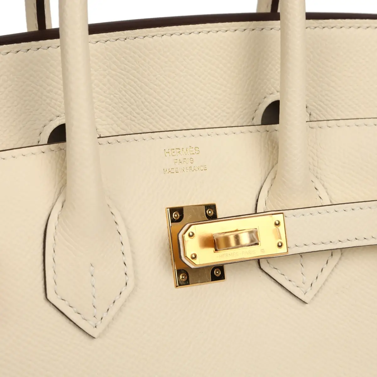 HERMÈS Hermes Birkin Sellier 25 Nata Epsom Gold Hardware | Thumbnail 7 HERMÈS Hermes Birkin Sellier 25 Nata Epsom Gold Hardware | Thumbnail 7